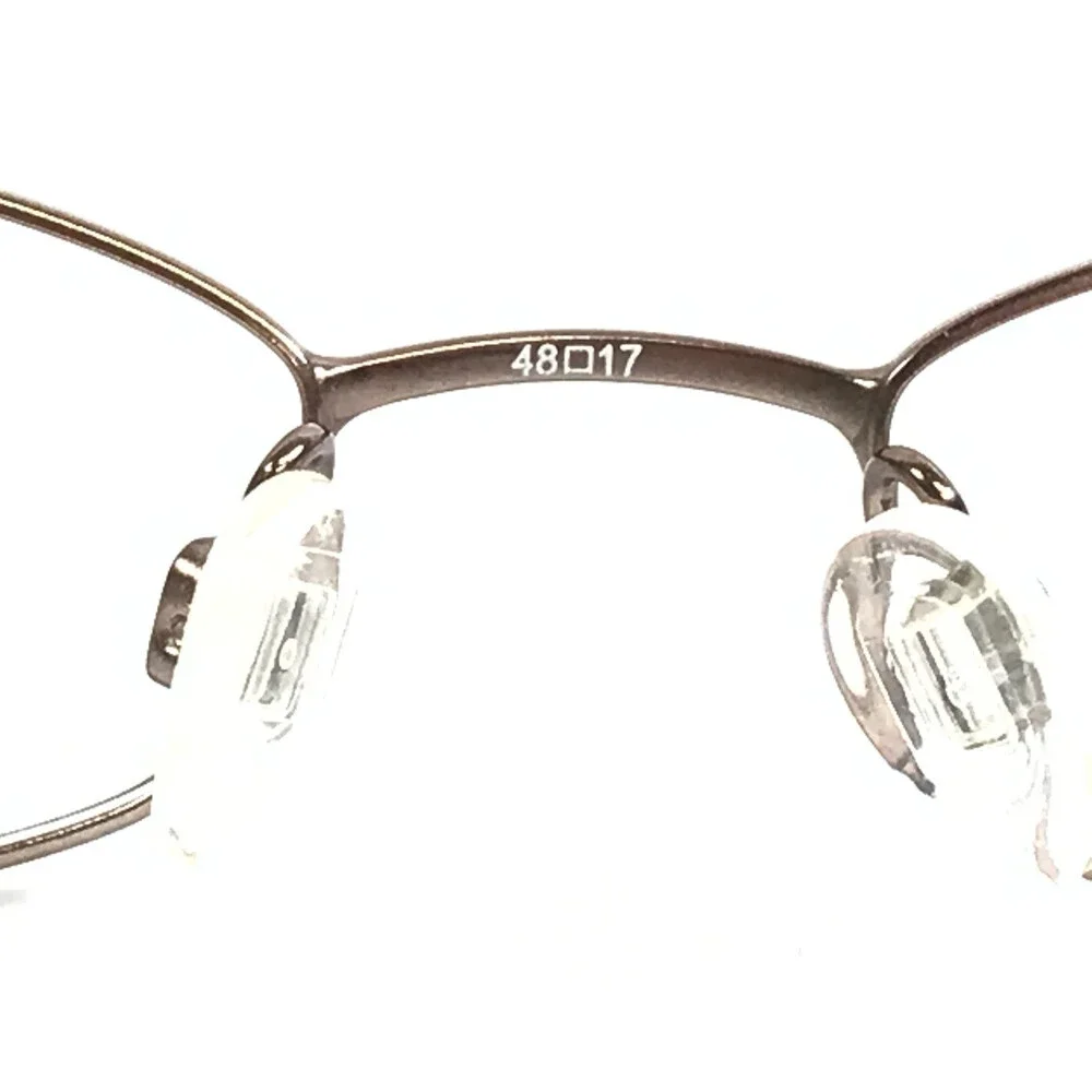 Covergirl Eyeglasses Frames CG0386 col. 045 Shiny Brown Gold Rectangle 48-17-130
